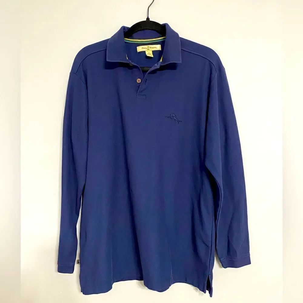 Tommy Bahama Polo Long Sleeves Shirts Men Size M
